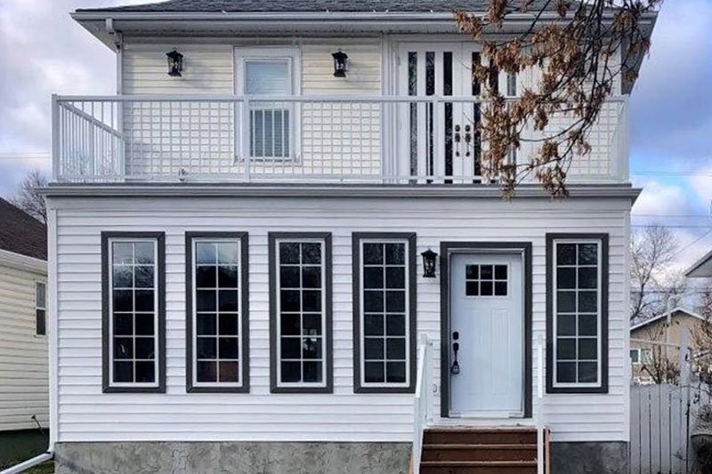 After: Front Exterior & Porch Makeover