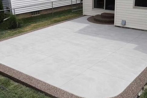 After: Backyard Patio Pour