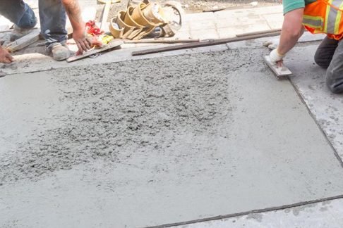 Before: Backyard Patio Pour