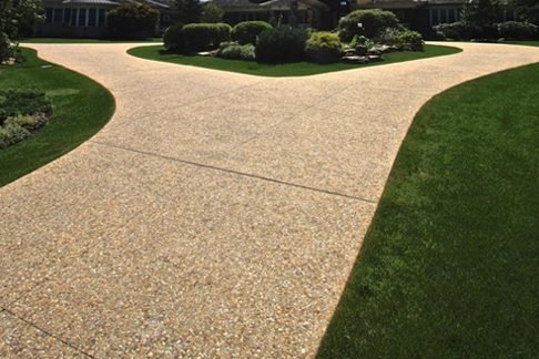 Exposed Aggregate Driveway & Walkway – Mississauga, ON