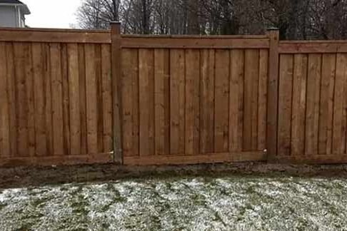 Cedar Privacy Fence – Caledon, ON